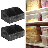Maxbell 2x Foldable Storage Bins Premium Closet Organizer for Bedrooms Clothing Toys Black