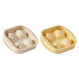 Maxbell Chilled Cube Maker Heart Shape 4 Hole Ice Ball Maker for Tea Coffee Lemonade White