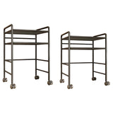 Maxbell Cat Food Can Storage Cart Utility Shelf above Litter Box Iron Organizer Rack Large