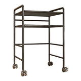 Maxbell Cat Food Can Storage Cart Utility Shelf above Litter Box Iron Organizer Rack Large