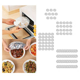 Maxbell Aluminum Foil Bowl Cover Kitchen Tools Food Wrap for Camping Picnics Kitchen 10Pcs