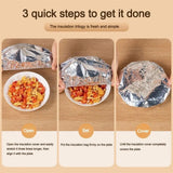 Maxbell Aluminum Foil Bowl Cover Kitchen Tools Food Wrap for Camping Picnics Kitchen 10Pcs