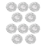 Maxbell Aluminum Foil Bowl Cover Kitchen Tools Food Wrap for Camping Picnics Kitchen 10Pcs