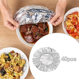 Maxbell Aluminum Foil Bowl Cover Kitchen Tools Food Wrap for Camping Picnics Kitchen 10Pcs