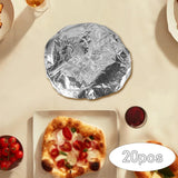 Maxbell Aluminum Foil Bowl Cover Kitchen Tools Food Wrap for Camping Picnics Kitchen 20Pcs