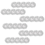 Maxbell Aluminum Foil Bowl Cover Kitchen Tools Food Wrap for Camping Picnics Kitchen 30Pcs