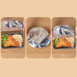 Maxbell Aluminum Foil Bowl Cover Kitchen Tools Food Wrap for Camping Picnics Kitchen 40Pcs