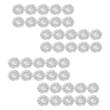 Maxbell Aluminum Foil Bowl Cover Kitchen Tools Food Wrap for Camping Picnics Kitchen 40Pcs