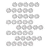 Maxbell Aluminum Foil Bowl Cover Kitchen Tools Food Wrap for Camping Picnics Kitchen 40Pcs