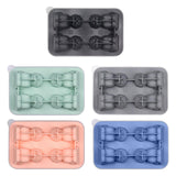 Maxbell Silicone Chilled Cube Tray Portable DIY Cube Making Tool for Tea Drink Juice black