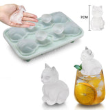 Maxbell Silicone Chilled Cube Tray Portable DIY Cube Making Tool for Tea Drink Juice green