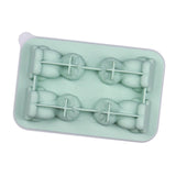 Maxbell Silicone Chilled Cube Tray Portable DIY Cube Making Tool for Tea Drink Juice green