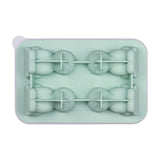 Maxbell Silicone Chilled Cube Tray Portable DIY Cube Making Tool for Tea Drink Juice green
