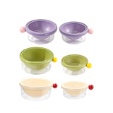 Maxbell Kitchen Strainer Colander Bowl Food Cooking Tool 2 in 1 Kitchen Colander Set Violet 24x10.5cm