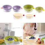 Maxbell Kitchen Strainer Colander Bowl Food Cooking Tool 2 in 1 Kitchen Colander Set Violet 24x10.5cm