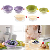 Maxbell Kitchen Strainer Colander Bowl Food Cooking Tool 2 in 1 Kitchen Colander Set Violet 24x10.5cm