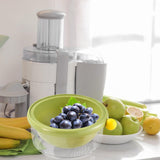 Maxbell Kitchen Strainer Colander Bowl Food Cooking Tool 2 in 1 Kitchen Colander Set Green 24x10.5cm
