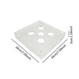Maxbell Beer Machine Drip Tray Clear Kegerator Beer Drip Traysbeverage Bar Accessory