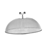 Maxbell Stainless Steel Mesh Food Cover Reusable Utility Dish Lid for Outdoor Picnic Diameter 24 cm