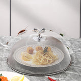 Maxbell Stainless Steel Mesh Food Cover Reusable Utility Dish Lid for Outdoor Picnic Diameter 26 cm