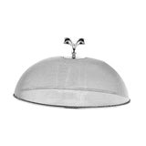 Maxbell Stainless Steel Mesh Food Cover Reusable Utility Dish Lid for Outdoor Picnic Diameter 26 cm