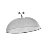 Maxbell Stainless Steel Mesh Food Cover Reusable Utility Dish Lid for Outdoor Picnic Diameter 28 cm