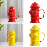 Maxbell Novelty Ceramic Mug Home Decoration with Handle Coffee Cup for Fireman Gifts Red