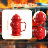 Maxbell Novelty Ceramic Mug Home Decoration with Handle Coffee Cup for Fireman Gifts Red