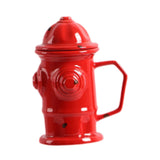 Maxbell Novelty Ceramic Mug Home Decoration with Handle Coffee Cup for Fireman Gifts Red