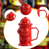 Maxbell Novelty Ceramic Mug Home Decoration with Handle Coffee Cup for Fireman Gifts Red