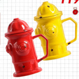 Maxbell Novelty Ceramic Mug Home Decoration with Handle Coffee Cup for Fireman Gifts Red
