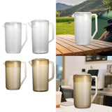 Maxbell Pitcher with Scale Portable Pitcher Beverage Jar for Party Restaurant Fridge 2400ml Clear