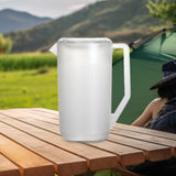 Maxbell Pitcher with Scale Portable Pitcher Beverage Jar for Party Restaurant Fridge 2400ml Clear
