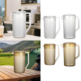 Maxbell Pitcher with Scale Portable Pitcher Beverage Jar for Party Restaurant Fridge 2400ml Clear