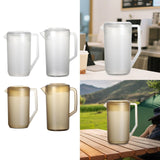 Maxbell Pitcher with Scale Portable Pitcher Beverage Jar for Party Restaurant Fridge 2400ml Clear