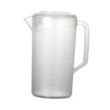 Maxbell Pitcher with Scale Portable Pitcher Beverage Jar for Party Restaurant Fridge 3500ml Clear