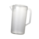 Maxbell Pitcher with Scale Portable Pitcher Beverage Jar for Party Restaurant Fridge 3500ml Clear