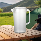 Maxbell Pitcher with Scale Portable Pitcher Beverage Jar for Party Restaurant Fridge 3500ml Clear