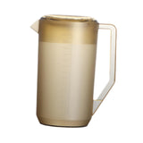 Maxbell Pitcher with Scale Portable Pitcher Beverage Jar for Party Restaurant Fridge 2400ml Brown