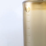 Maxbell Pitcher with Scale Portable Pitcher Beverage Jar for Party Restaurant Fridge 2400ml Brown