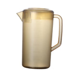 Maxbell Pitcher with Scale Portable Pitcher Beverage Jar for Party Restaurant Fridge 3500ml Brown
