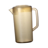 Maxbell Pitcher with Scale Portable Pitcher Beverage Jar for Party Restaurant Fridge 3500ml Brown
