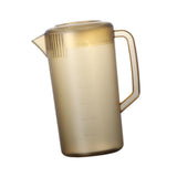 Maxbell Pitcher with Scale Portable Pitcher Beverage Jar for Party Restaurant Fridge 3500ml Brown