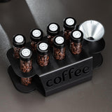 Maxbell Single Dose Coffee Bean Storage Transparent 8 Tubes for Coffee Shop Cafe Bar