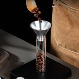 Maxbell Single Dose Coffee Bean Storage Transparent 8 Tubes for Coffee Shop Cafe Bar