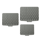 Maxbell Silicone Dish Drying Mat for Kitchen Counter Sturdy Fast Dry Dish Drying Pad L