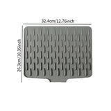 Maxbell Silicone Dish Drying Mat for Kitchen Counter Sturdy Fast Dry Dish Drying Pad S
