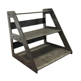 Maxbell Wooden Display Organizer 3 Layer Collectibles Displays Rack for Toys Jewelry Black