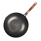 Maxbell Wok Pan Nonstick Sautee 32cm Iron Gas Induction Cooker Universal Chinese Wok
