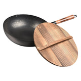 Maxbell Wok Pan Nonstick Sautee 32cm Iron Gas Induction Cooker Universal Chinese Wok